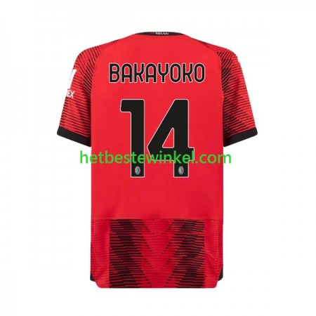 AC Milan Tiemoue Bakayoko 14 Voetbalshirts Thuis 2023-24